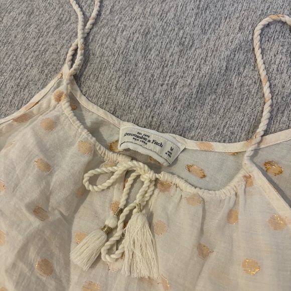 Abercrombie Size Medium Boho Embroidered Tank Blouse - Picture 2 of 4